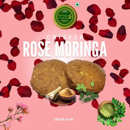 Rose Moringa Cookies